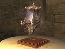 Atomos Statue in Mog House