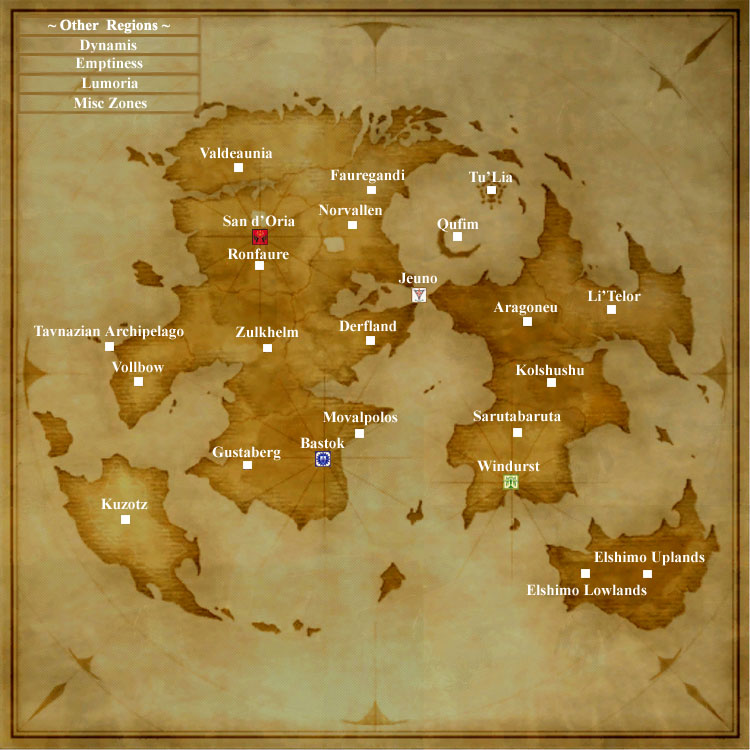 Region Map FFXIclopedia FANDOM Powered By Wikia   Latest