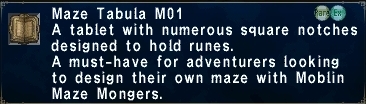 Maze Tabula M01