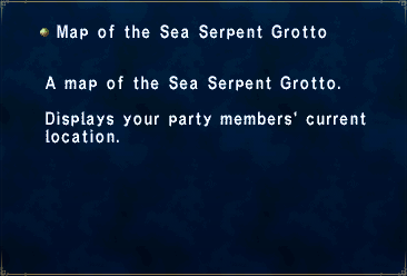 Key Item Map of the Sea Serpent Grotto