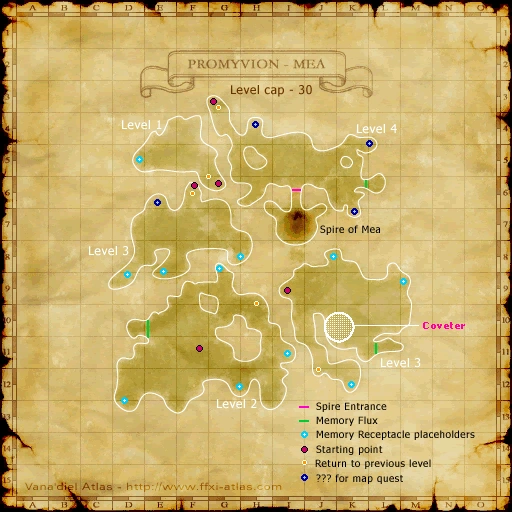 Promyvion Mea/Maps FFXIclopedia FANDOM powered by Wikia