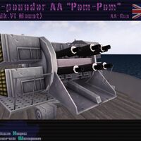 QF 2-pounder AA "Pom-Pom" | Forgotten Hope Secret Weapon Wiki | Fandom