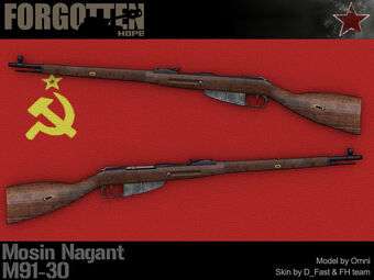 Mosin Nagant M91 30 Forgotten Hope Secret Weapon Wiki Fandom