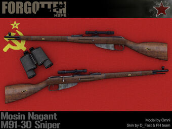 Mosin Nagant M91 30 Forgotten Hope Secret Weapon Wiki Fandom