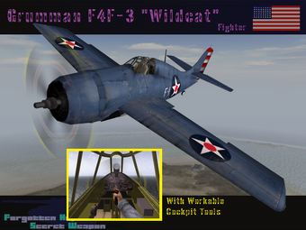 Grumman F4f Wildcat Forgotten Hope Secret Weapon Wiki Fandom - roblox avionic planespotting at st maarten