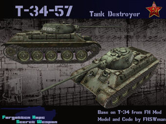 T 34 57 Forgotten Hope Secret Weapon Wiki Fandom