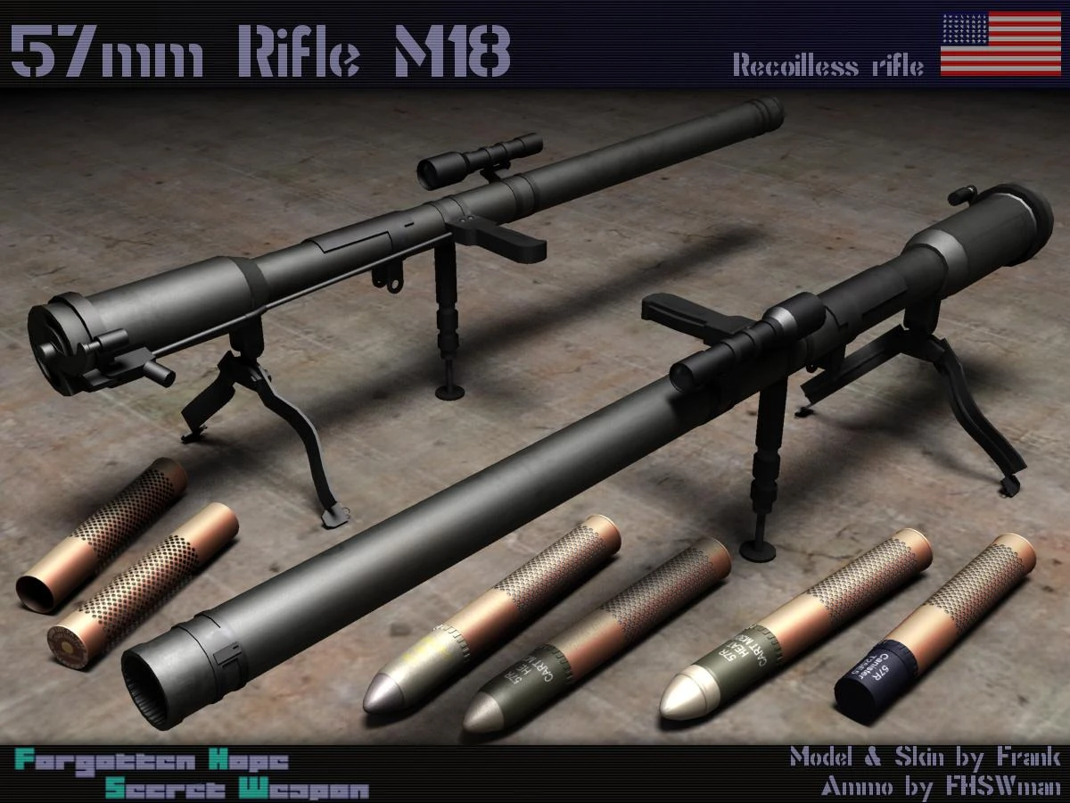 M18 recoilless rifle Hope Secret Weapon Wiki FANDOM