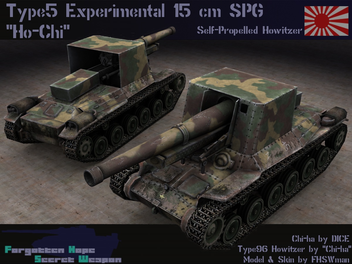 Type 5 15 Cm Spg Ho Chi Forgotten Hope Secret Weapon Wiki Fandom