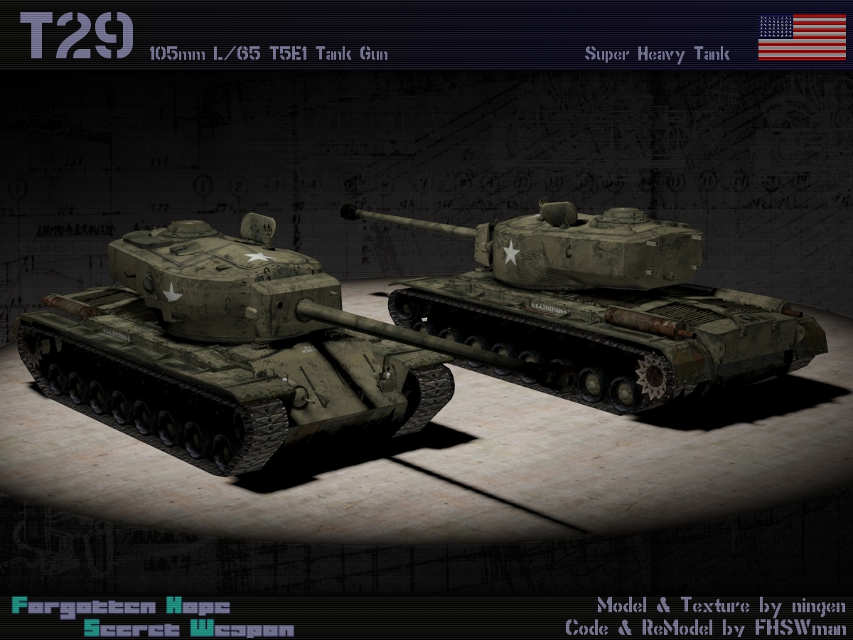 T29 Heavy Tank | Forgotten Hope Secret Weapon Wiki | FANDOM powered by ...