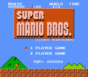SMB title screen