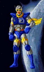 Sonic blast man art