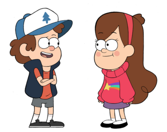 A dipper and mabel