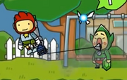 Scribblenauts Maxwell Hookshot