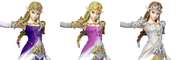 SSB4 Zelda palette