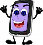 Smart phone clip art