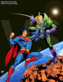 Superman vs lex luthor by artrias