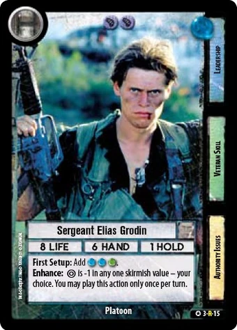Sergeant Elias Grodin Official Fight Klub Wiki Fandom