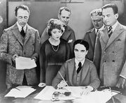 United Artists contract signature 1919