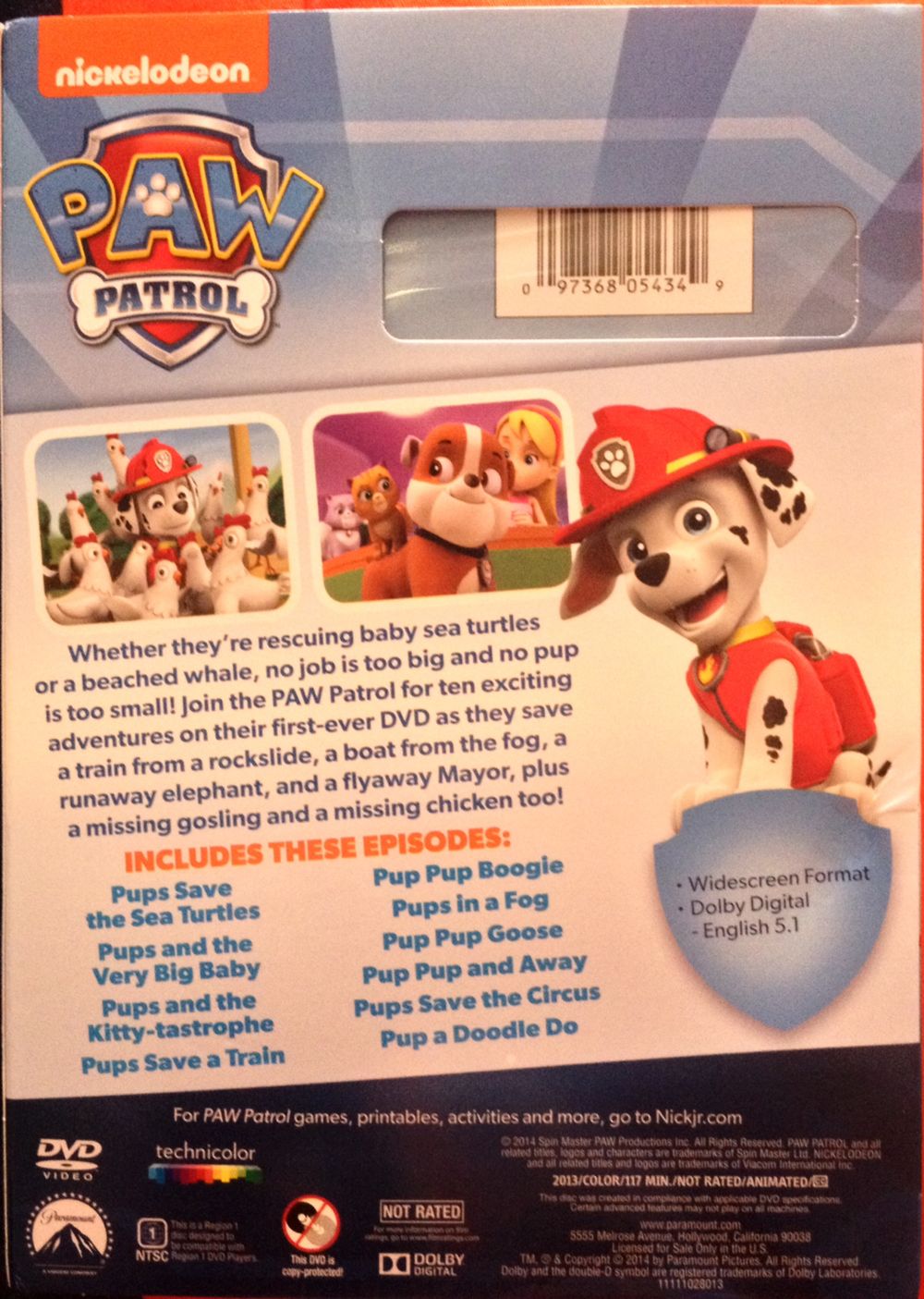 PAW Patrol (DVD) Films, TV Shows and Wildlife Wiki Fandom