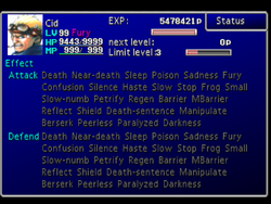 FFVII Status Screen 3