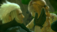 Serah encontra Snow
