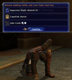 FFXIV Forbidden Materia Failure