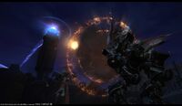 Cid Piloting Magitek Armor