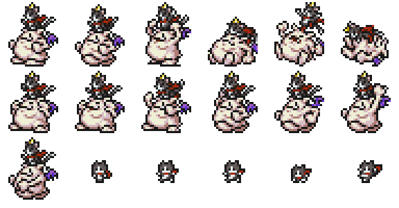 Image - FFRK Cait Sith FFVII sprites.png | Final Fantasy Wiki | FANDOM ...