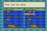 FFTA Save Menu