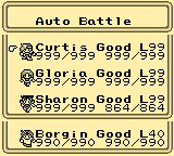 FFLIII Auto Menu