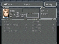 FFIX Ability Menu 1