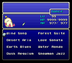 FFVI SNES Skills Menu 7