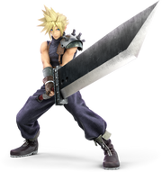 SSBU Cloud Strife render 001