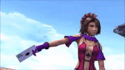 Yuna Victory Pose Lady luck