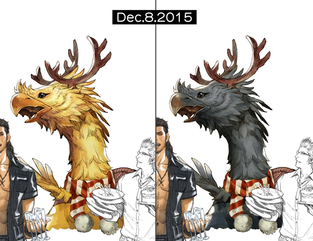 Image ChocoboChristmasArtFFXV.jpg Final Fantasy Wiki FANDOM