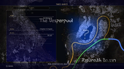 Timed Quest menu from FFXV