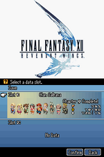 RW Save Menu