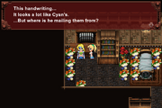 FFVI PC Cyan's Handwriting