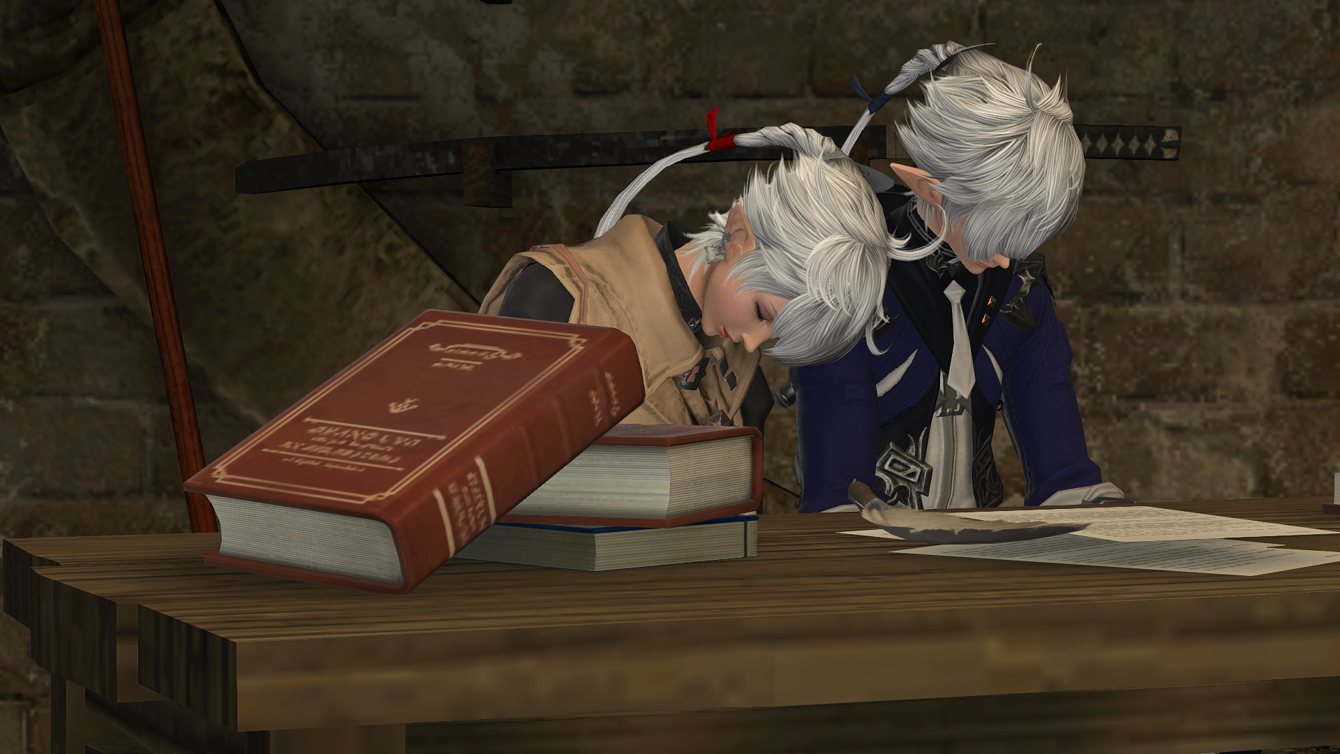 Image - FFXIV Alisaie & Alphinaud Sleep.png | Final ...