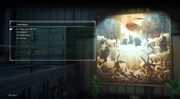 Cosmogony lore menu in FFXV Episode Ardyn