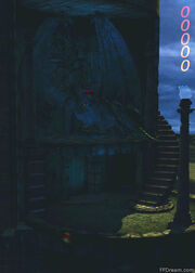 Centra ruins statue