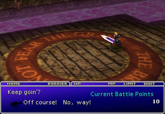 Ff7 battle points Ff7 battle points