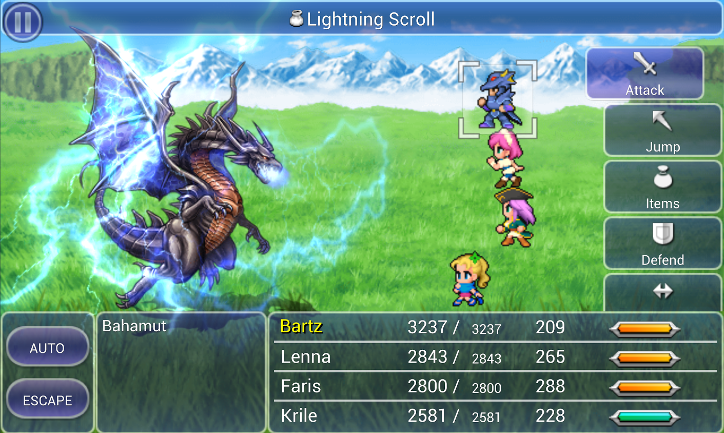 image lightning scroll ffv png final fantasy wiki fandom