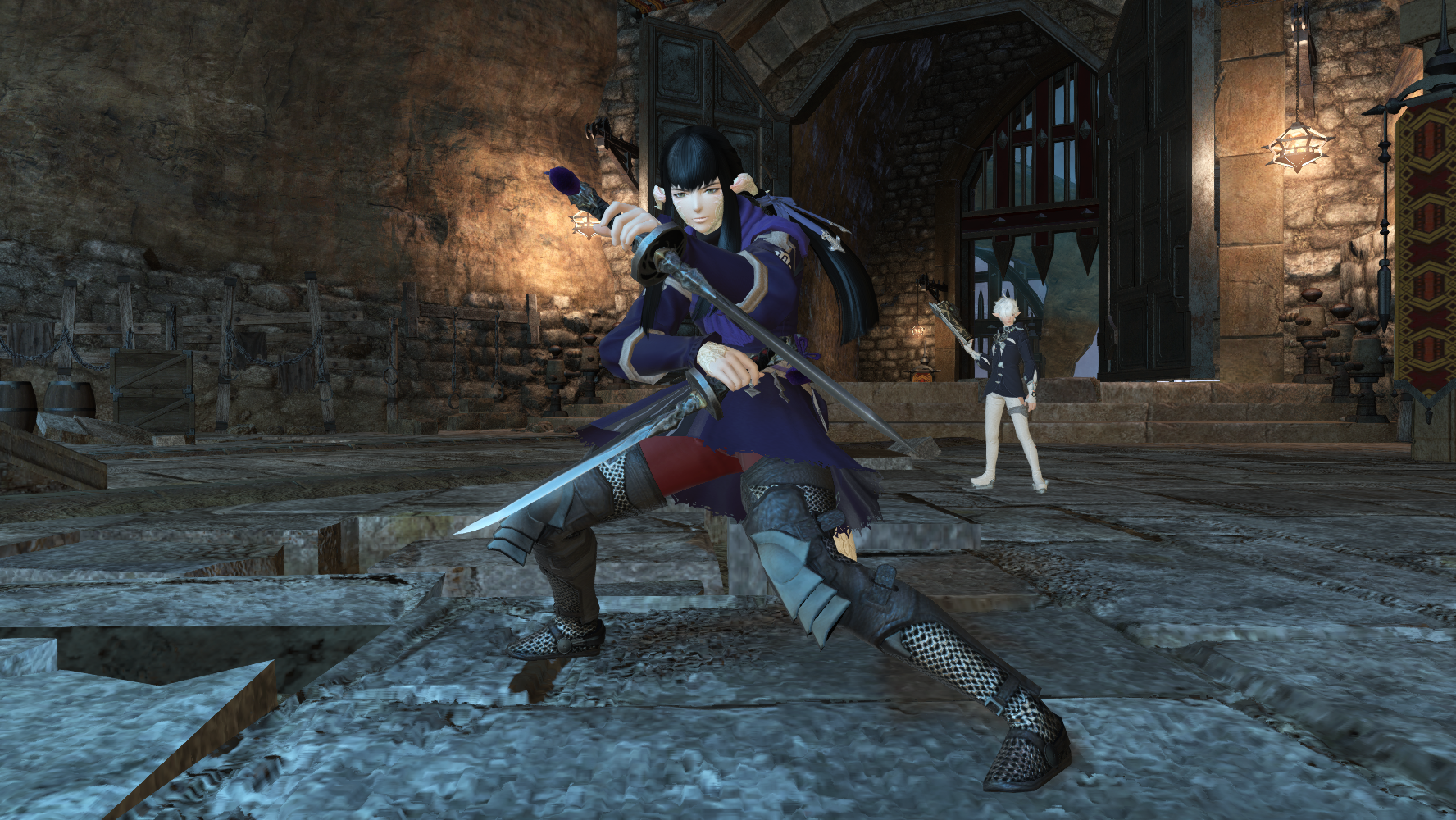 Image  FFXIV Yugiri Battle.png  Final Fantasy Wiki  FANDOM powered