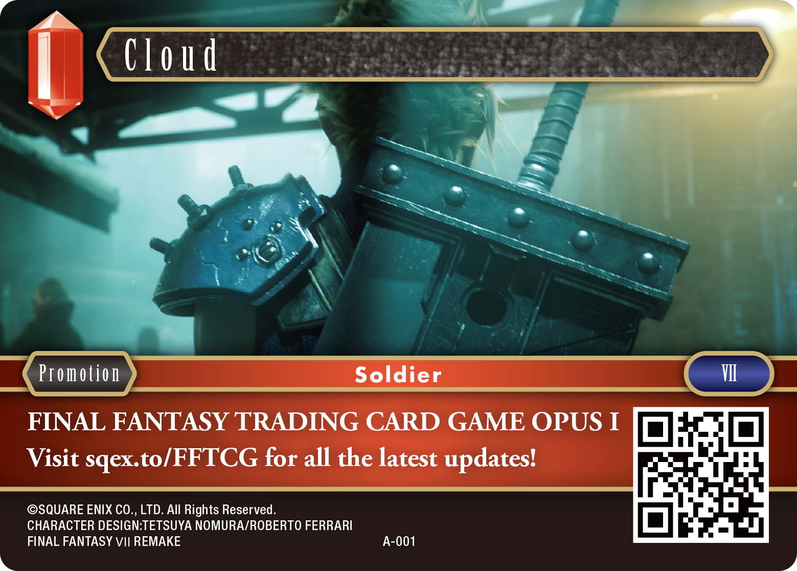 Cloud Promotion (A-001) | Final Fantasy TCG Forum