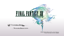 FFXIII Demo