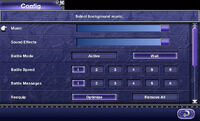 FFV iOS Config Menu