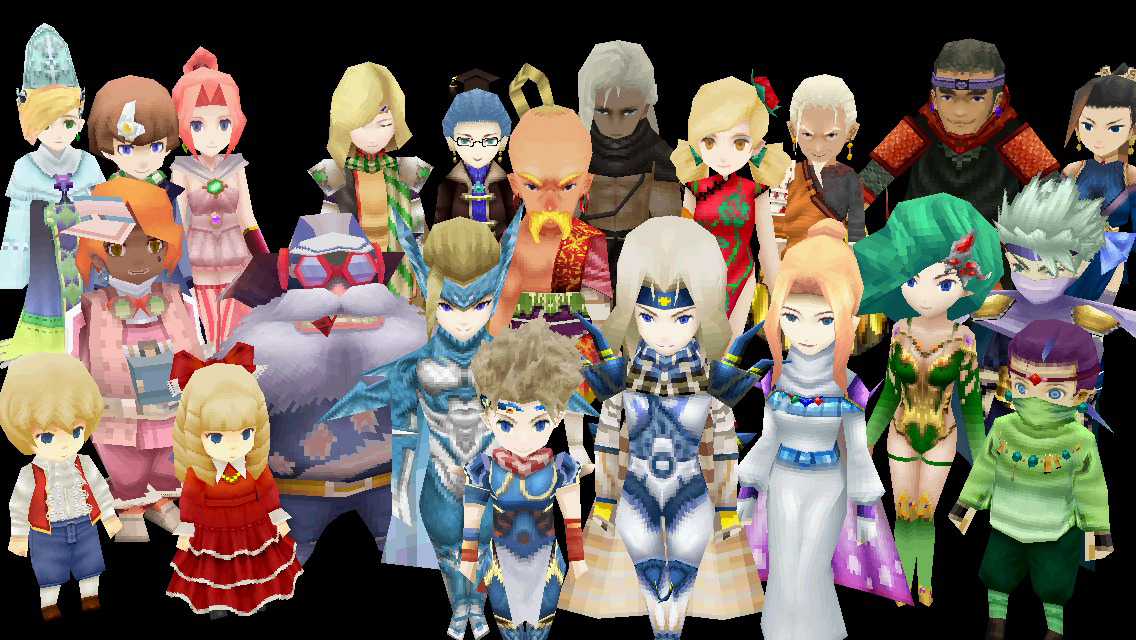 Final ai. Файнал фэнтези 4. Final Fantasy IV DS. Final Fantasy 4 персонажи. Final Fantasy IV after years Лунарианцы.