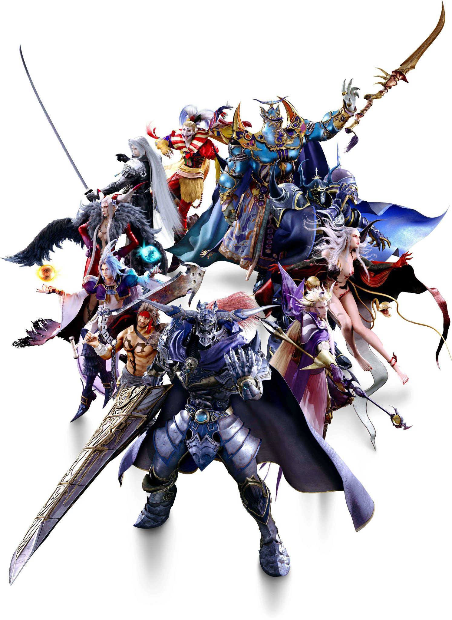 Image Dissidia  Final Fantasy NT  Main Villains png 