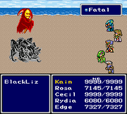 FFIV SNES Red Death Bug